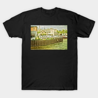 Town at the Edge of the Lake T-Shirt